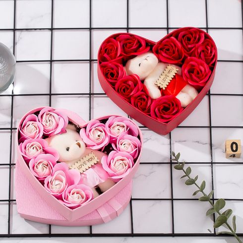 Heart Shape Rose Gift Box Birthday Gift