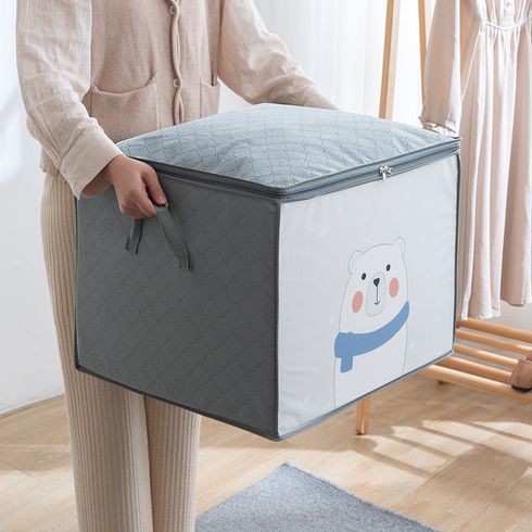 Saco de armazenamento do edredom Organizador impermeável de tecido não tecido para edredons Colcha Edredom Roupa de cama