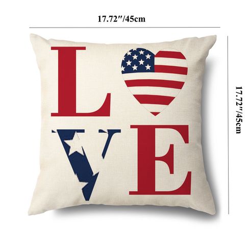 Independence Day Office Lumbar Pillow Cover for Cushion and Backrest (without Pillow Core Included) Color-A big image 4