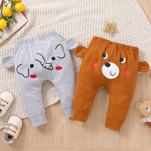 Baby Boy/Girl Animal Print 3D Ears Design Pants