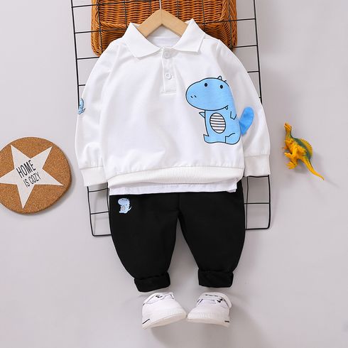 2 unidades Criança Menino Hipertátil/3D Infantil Dinossauro conjuntos de camisetas