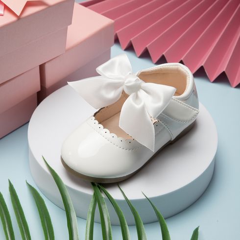Bambino piccolo Ragazza Dolce Tinta unita Scarpe in pelle Bianco big image 30