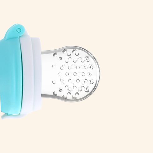 Baby Food Feeder Vegetable Fruit Chew Feeder Silicone Pacifier Infant Teething Toy Teether Massage Gums Pink big image 4