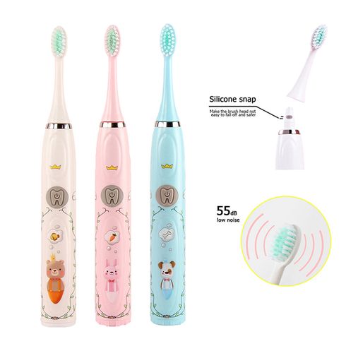 3-16Y Toddlers Kids Sonic Electric Toothbrush Cartoon Automatic Teeth Brush Teeth Cleaning Oral Care