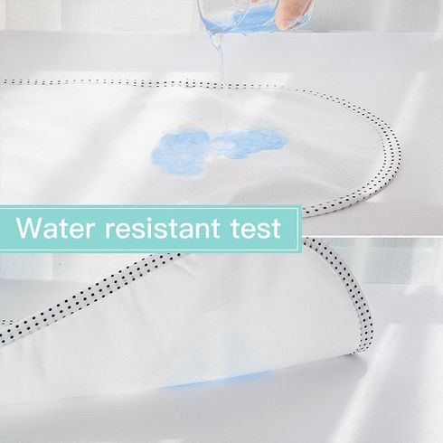 3-pack Changing Pad Liners Waterproof Washable Reusable Baby Changing Pads Mats White big image 6