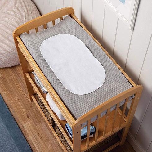 3-pack Changing Pad Liners Waterproof Washable Reusable Baby Changing Pads Mats White big image 7