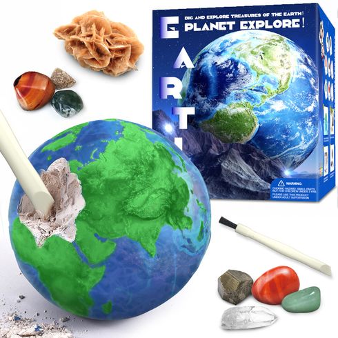 كوكب استكشاف مجموعة حفر مارس تعدين الأرض مجموعة ألعاب العلوم التربوية نموذج اللعب الهدايا التعليمية