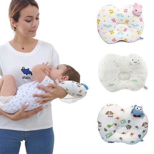 Multifunction Nursing Pillow for Breastfeeding & Bottle Feeding Newborn Baby Head Shaping Pillow