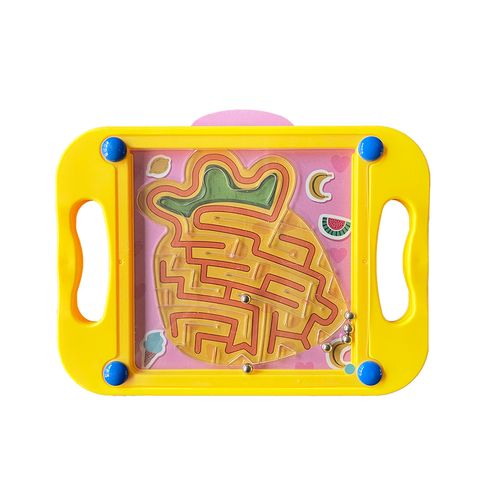 2 In 1 Kids Maze Rolling Ball Toys Handheld Balance Ball Board Pocket Games Color-A big image 8