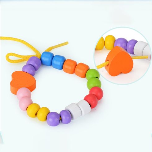 Toddler/Kid's Early Education Beads Educational Toy Color-A big image 2