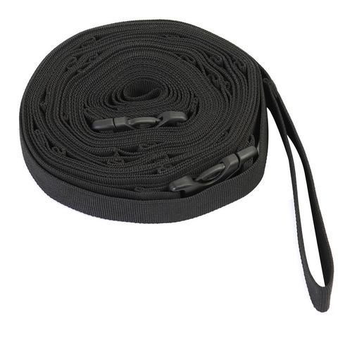 Campsite Storage Strap Hammock Straps with 19 Loops Hooks Camping Gear Camping Accessories for Hanging Outdoor Hammock Tent Clothesline Black big image 2
