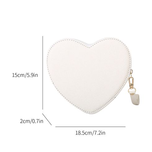 Colorful Heart Shape Chain Bag for Mom and Me White big image 8