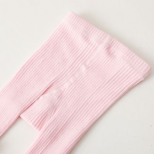 Baby / Toddler / Kid Cartoon Rabbit Decor Solid Color Pantyhose Tights Pink big image 3