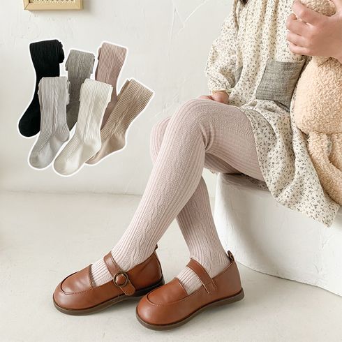 Baby / Toddler Plain Cable Pantyhose Tights for Girls