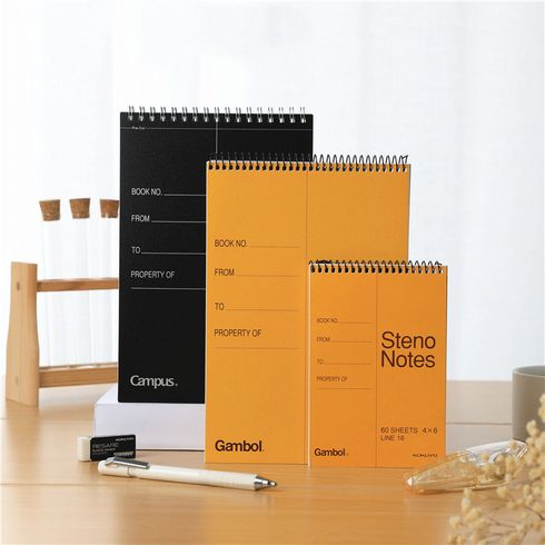 TOPS Spiral Steno Books Gregg Rule White Paper A5 Notebook Memo Notepad School Office Student Stationery