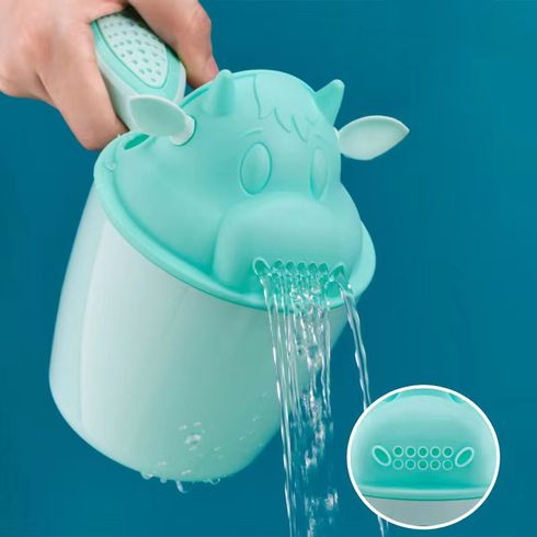 Baby Cartoon Shampoo Cup Kids Shampoo Rinse Cup Shower Sprinkler Spoon Bathroom Accessories