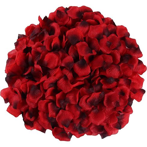 1000pcs Silk Rose Petals Wedding Flower Decoration Valentine's Day Romantic Night Party Decoration Color-A big image 3