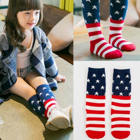 Independence Day Toddler/Kid's Mid-calf Socks Red big image 2
