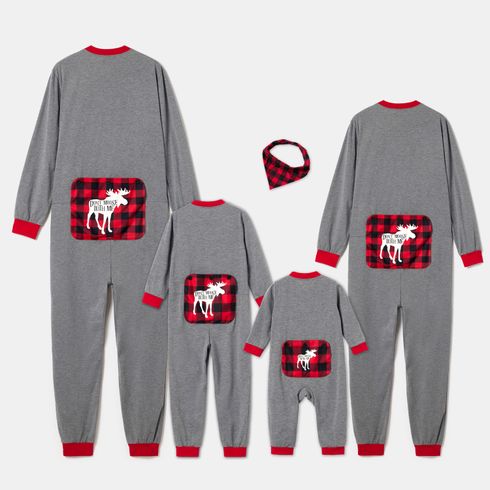 Family Matching Reindeer Christmas Onesies Pajamas Sets(Flame Resistant)