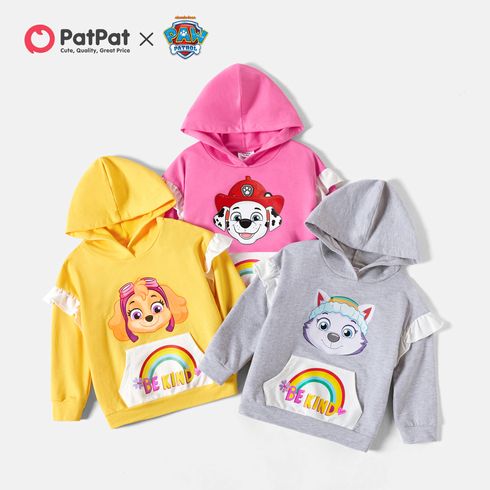 PAW Patrol Toddler Girl Rainbow Cotton Hooded Sweatshirt
