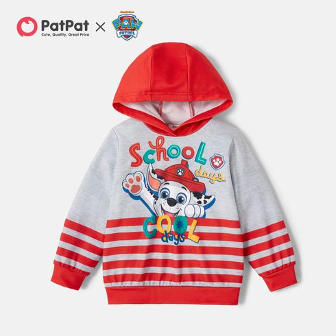 PAW Patrol Toddler Boy 'School Days' Stripe Hooded Sweatshirt