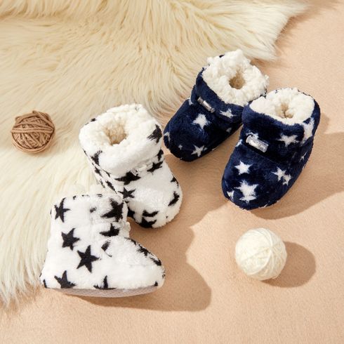 Baby / Toddler Stars Pattern Warm Fleece-lining Prewalker Shoes