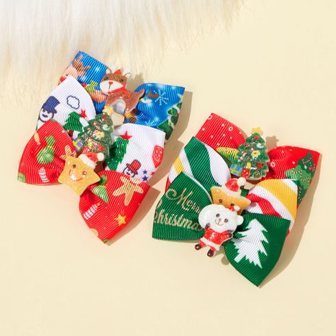 3-pack Christmas Hair Clip for Christmas Party Supplies