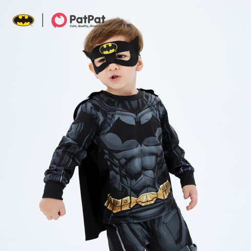 Justice League 3-piece Toddler Boy Super Heroes Cosplay Costume Set with Cloak and Face Mask