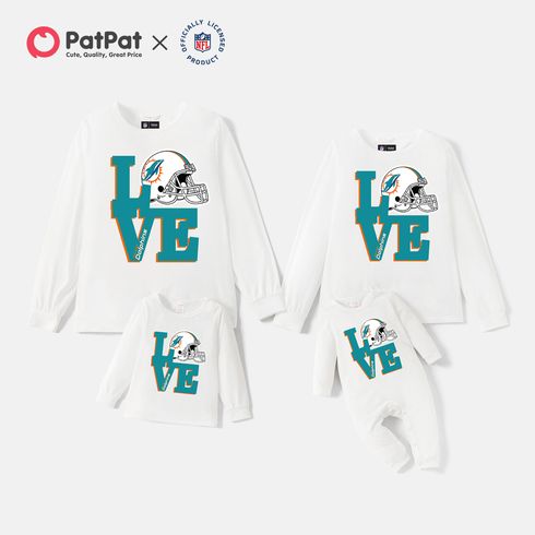 NFL Family Matching MIAMI Dolphins Long-sleeve Tees
