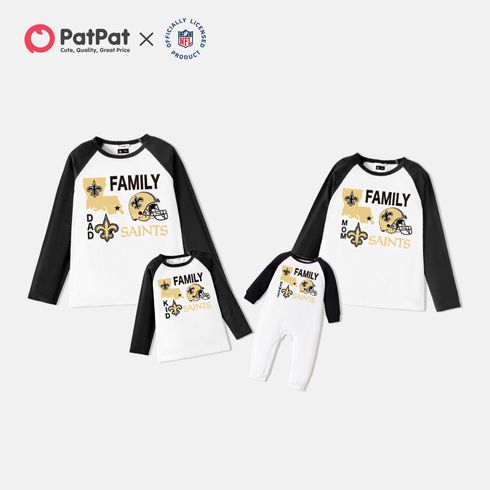 NFL Family Matching Colorblock Family Saints Tees