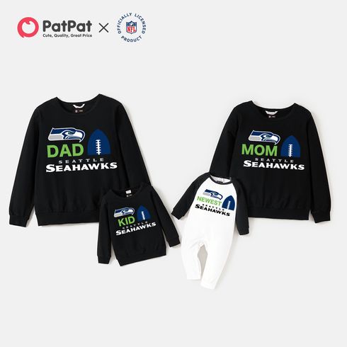 NFL Family Matching SEATTLE SEAHAWKS Cotton Pullover Sweatshirts
