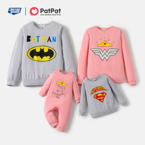 Justice League Family Matching Super Heroes Cotton Sweatshirts