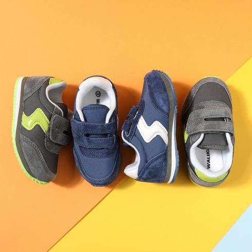 Toddler / Kid Knit Panel Velcro Closure Sneakers