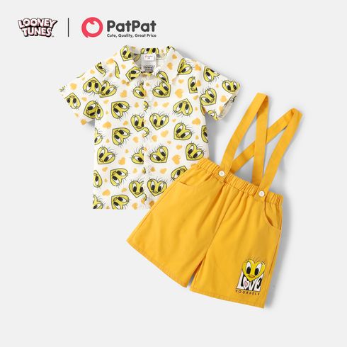 Looney Tunes 2 unidades Criança Homem Infantil conjuntos de camisa
