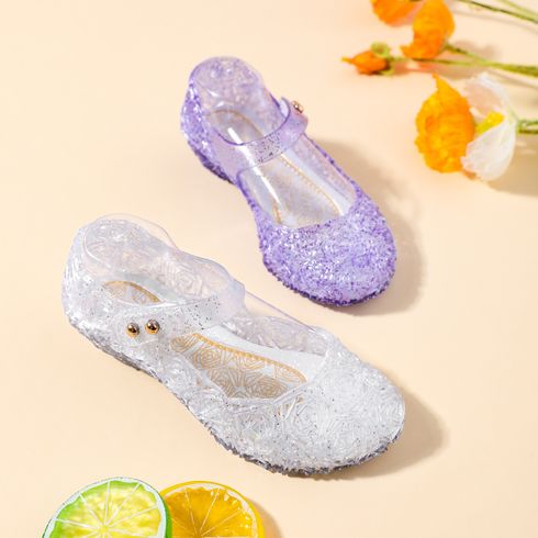 Toddler / Kid Bird Nest Layered Lines Jelly Sandals