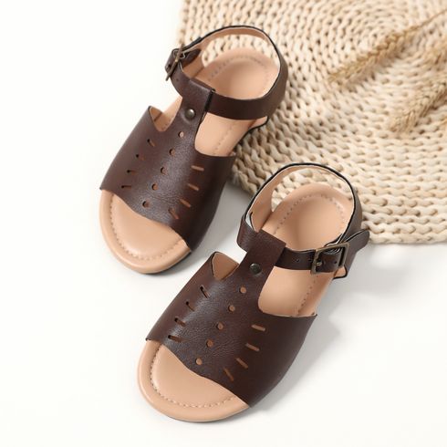 Toddler Open Toe Pure Color Sandals