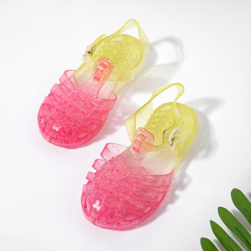 Toddler / Kid Round Toe Gladiator Type Jelly Slipper Sandals