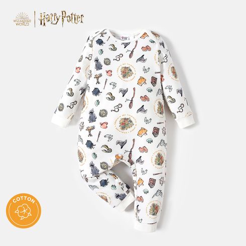 Harry Potter Baby Boy/Girl 100% Cotton Stripe and Allover Jumpsuit
