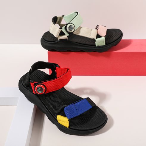 Toddler / Kid Color Block Webbing Sandals