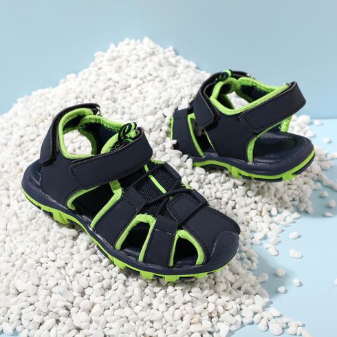 Toddler / Kid Round Toe Gladiator Type Blue Sandals
