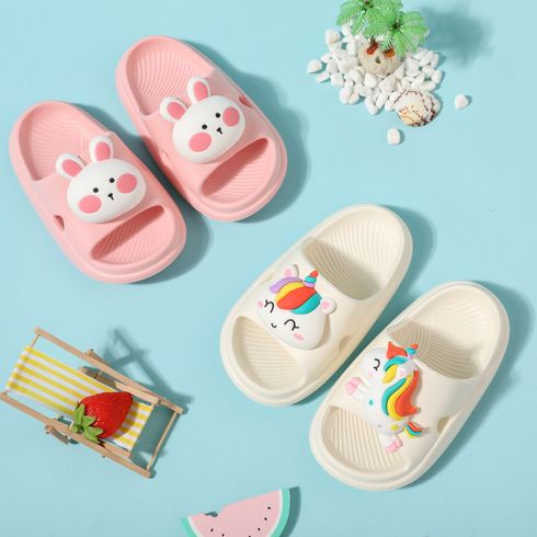 Toddler / Kid 3D Cartoon Animal Design Soft Comfortable Anti-skid Home Slippers Shower Outdoor Slippers