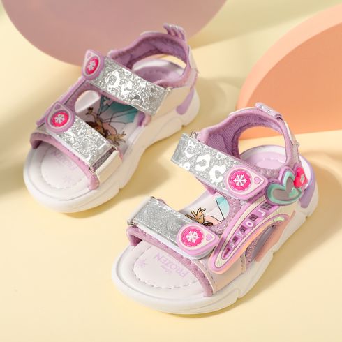 Toddler Light Purple Glitter Sandals