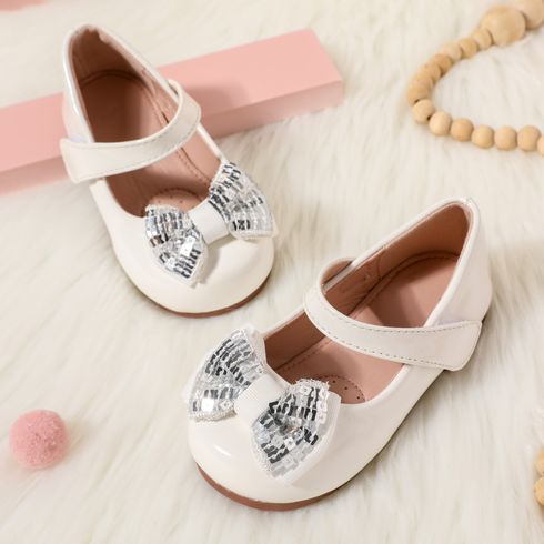 Toddler / Kid Sequin Bow Decor Flats Mary Jane Shoes
