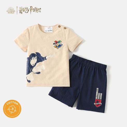 Harry Potter 2-piece Kid Boy 100% Cotton Short-sleeve Tee and Shorts Set