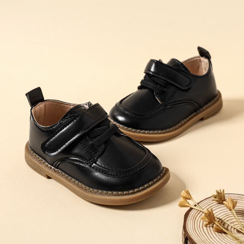 Toddler Fashion Black Soft Sole Dress Shoes