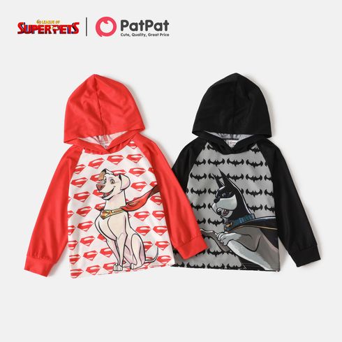 Super Pets Toddler Boy/Girl Logo Print Colorblock Hoodie Sweatshirt