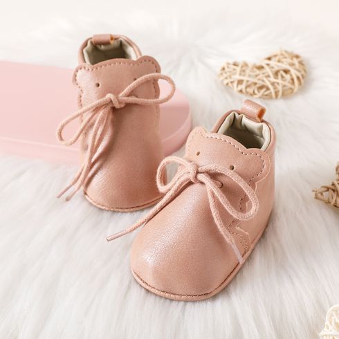 Baby / Toddler Cartoon Pink Lace Up Prewalker Shoes