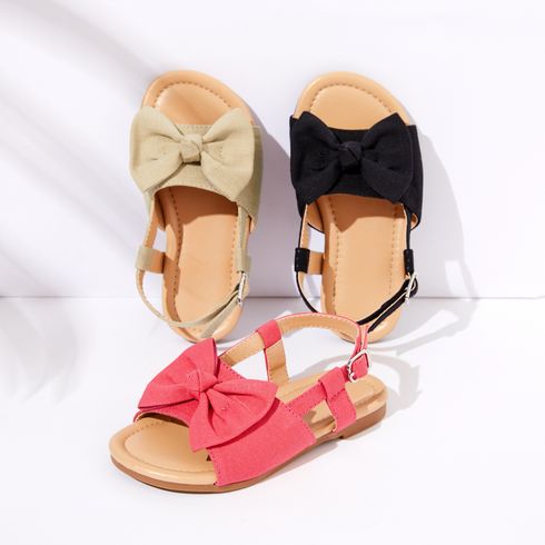 Toddler / Kid Solid Bowknot Sandals