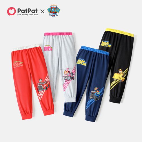Paw Patrol Toddler Boy/Girl Letter Vehicle Print Colorblock Pants