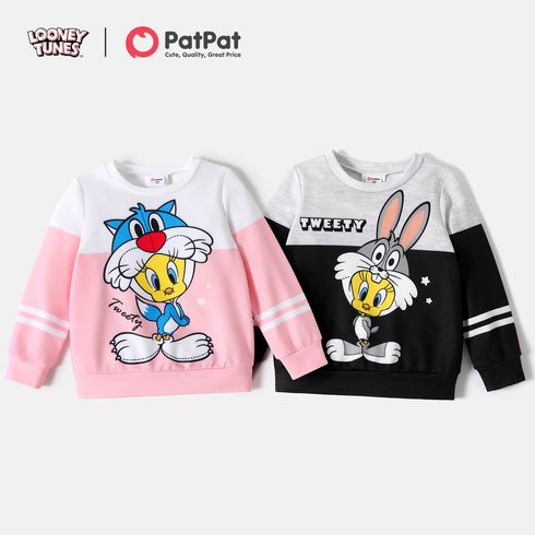 Looney Tunes Toddler Girl/Boy Letter Characters Print Sweatshirt